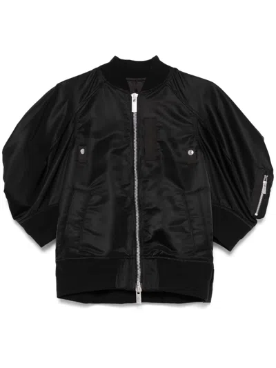 Shop Sacai Nylon Bomber Jacket