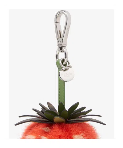 FENDI RED MINK CHARM 