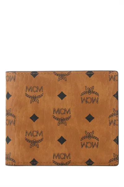 Mcm Small Monogram-print Bi-fold Wallet