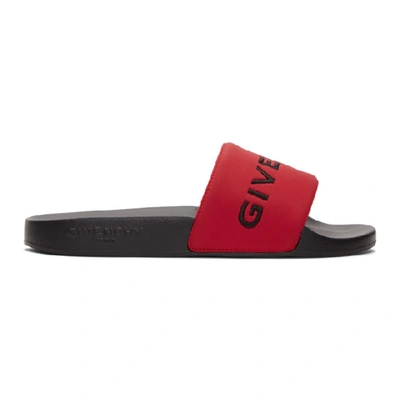 GIVENCHY GIVENCHY RED LOGO SLIDES 