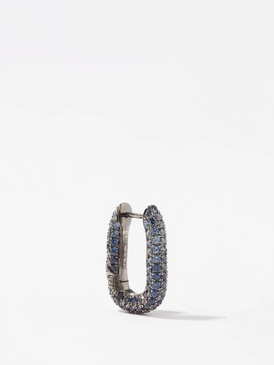 Selim Mouzannar Link Sapphire Earrings In Silber