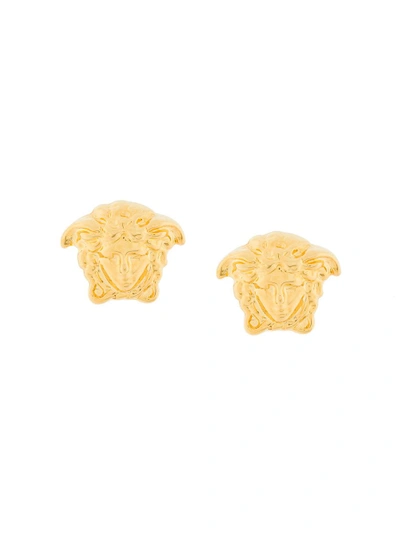 Versace Medusa耳钉 In Metallic